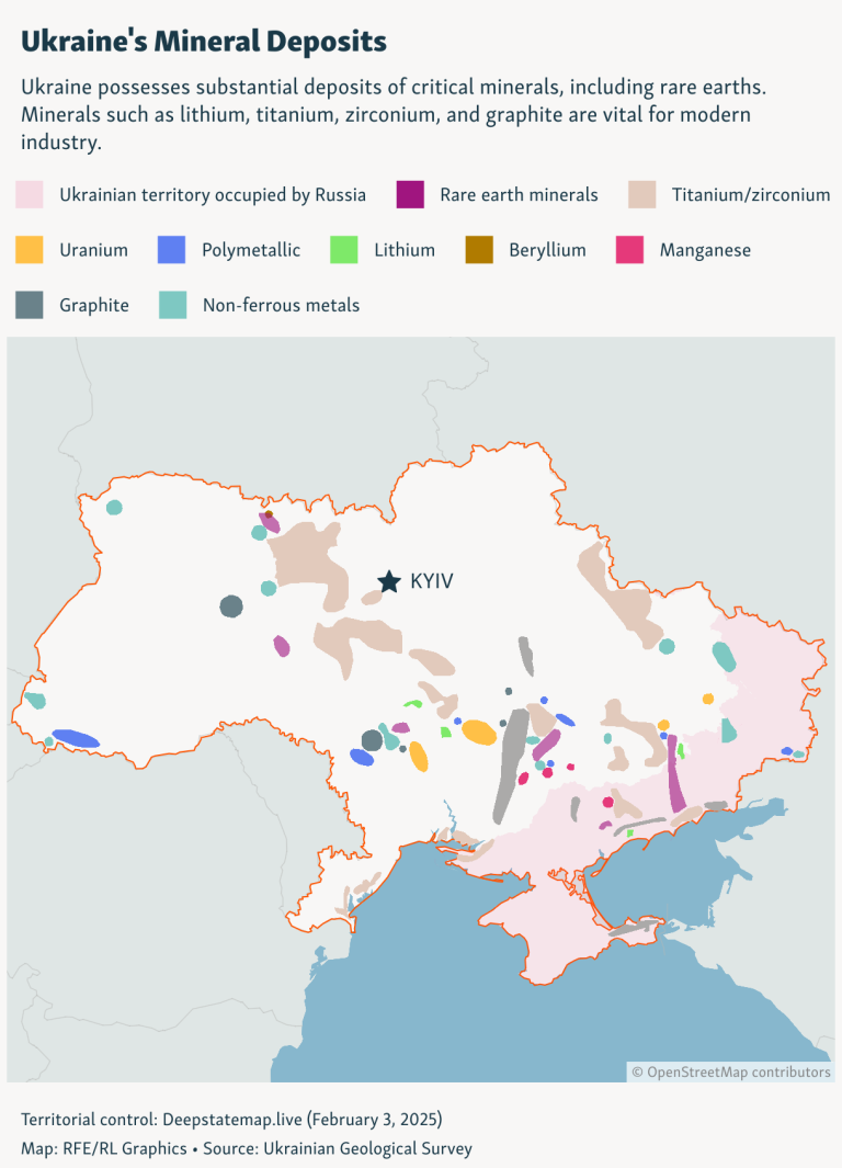 Ukraine Hails Minerals Deal As Helping Strengthen US Support For Its Security