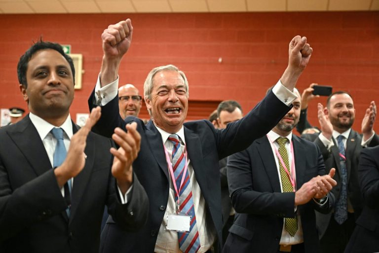 Nigel Farage’s Reform snatches Labour safe seat after knife-edge vote