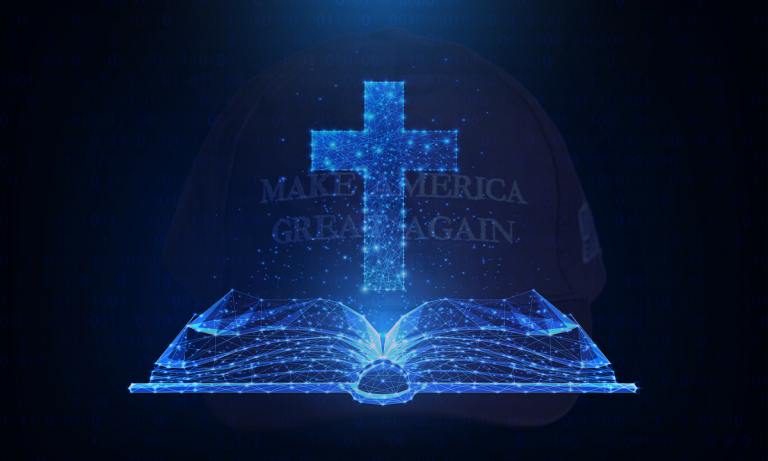 Machine Learning MAGA: Rise of the Christian Cyborg