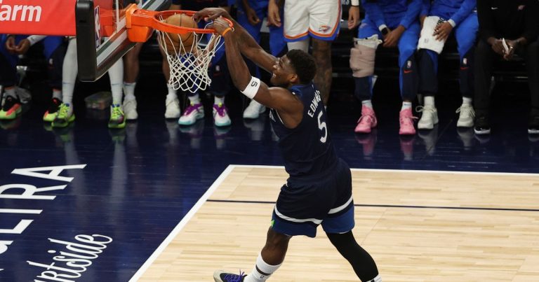 Thunder-Timberwolves: Edwards, Minnesota rout OKC in Game 3 West finals