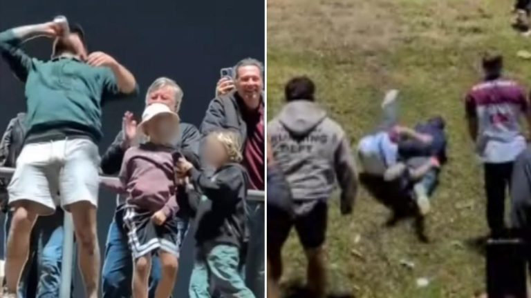 Fans urged to end Run It Straight trend after ‘appalling’ scenes at NRL game