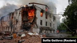 Russian Drone Strikes Hit Kharkiv, Killing 2