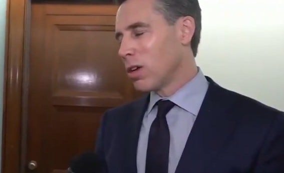 A Chilling Story From Josh Hawley That Shows Trump’s Decline