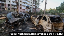 Russian Strikes, Iranian Drones Kill At Least 9 In Ukraine; Zelenskyy Slams ‘Coalition Of Murderers’