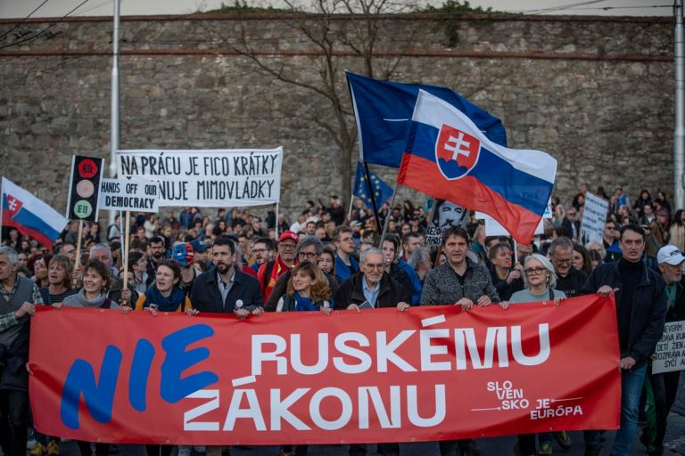 Slovakia cites European Parliament move in calling Kremlin-style bill ‘legitimate’