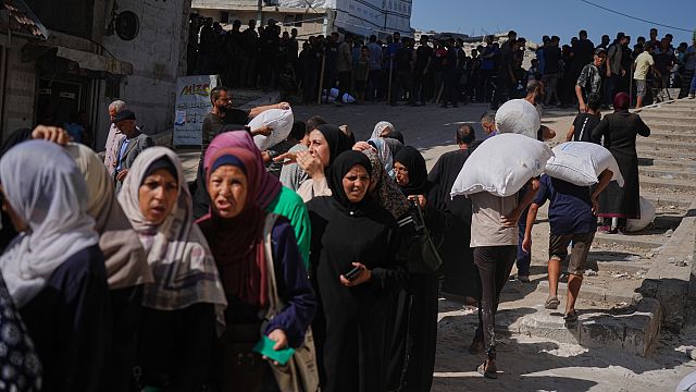 Gaza residents welcome rare organized aid delivery after months of chaos and hunger