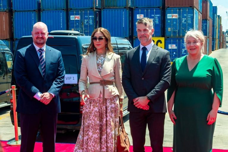 Queen Mary Of Denmark Visits APM Terminals Apapa During Nigeria Tour