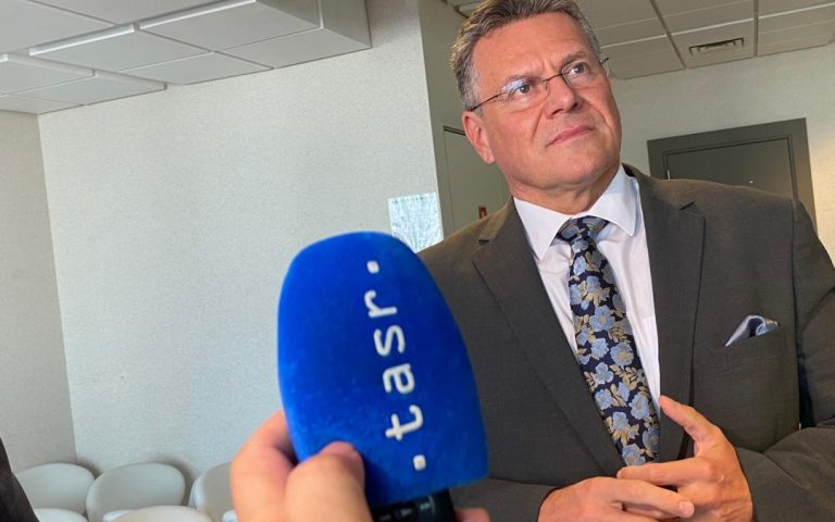 Šefčovič will interpret for the USA on Monday that the EU is ready for customs countermeasures