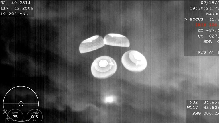 Private spaceflight for astronauts from Poland and Hungary ends with Pacific splashdown