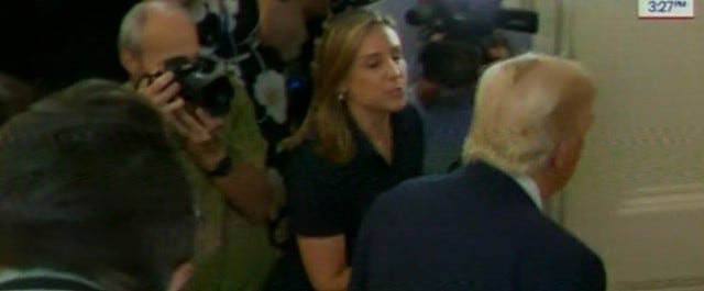 Trump Runs Away From Reporters As Soon As He’s Asked About Jeffrey Epstein