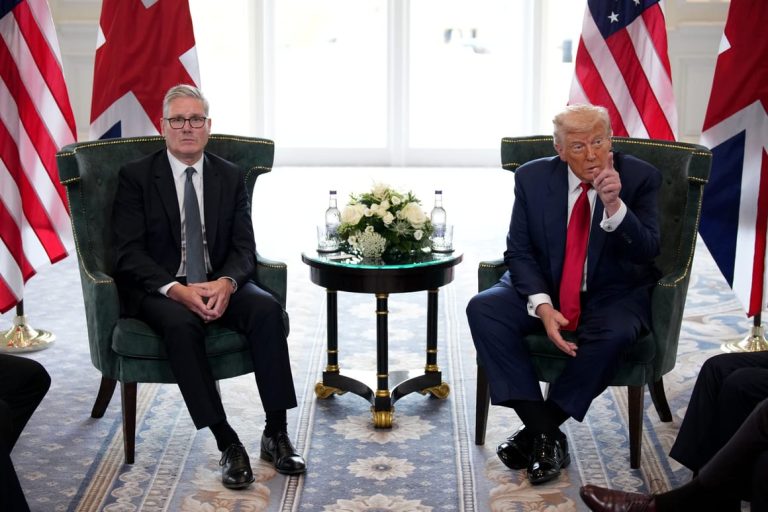 Trump blasts ‘nasty’ London mayor Khan — as British PM looks on