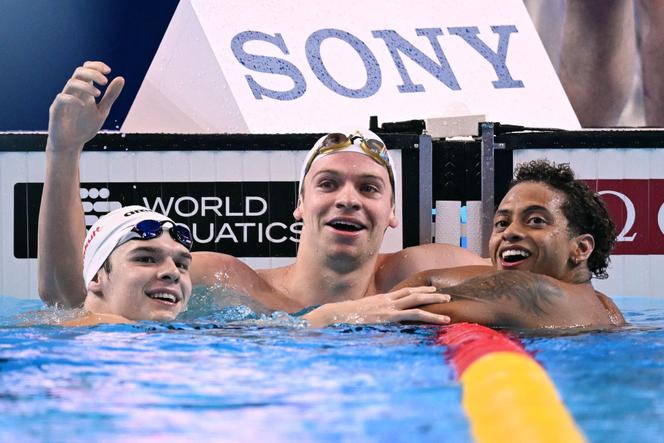 Léon Marchand clinches third 200m medley world title