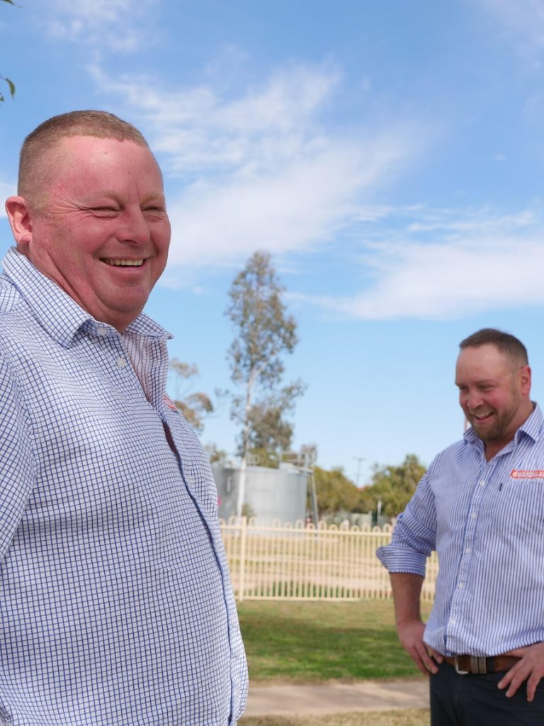 Footy-loving mates revive outback disability and aged care centre