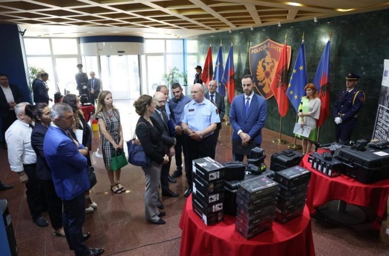 BE, over 1 million dollars in specialized equipment for the Albanian police against arms trafficking