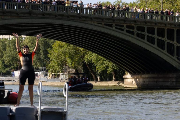 Seine swimming pool opening gives Paris mayor another jewel in her green crown