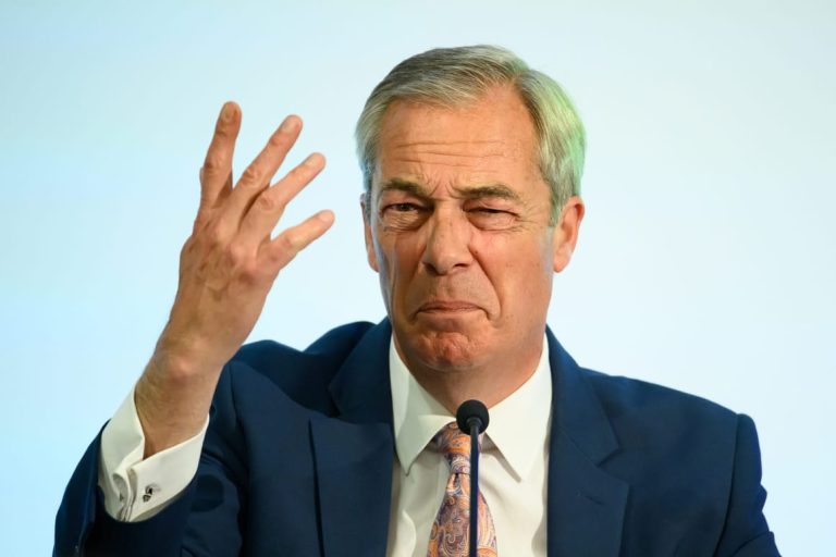 Farage’s party lashes out at Macron ‘snub’