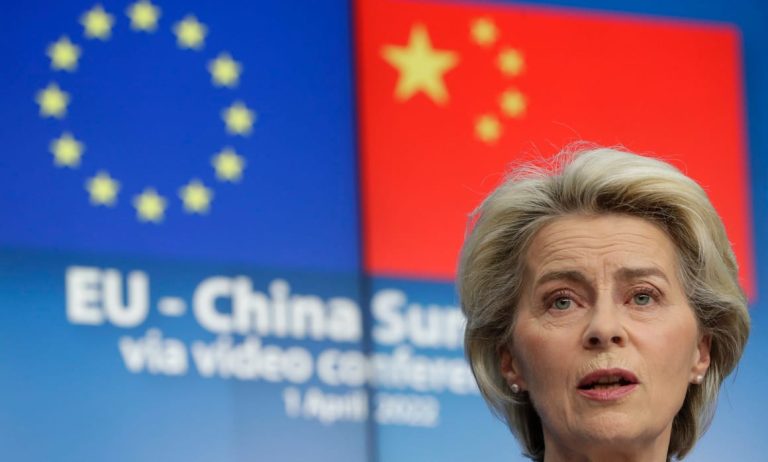 Von der Leyen sets stage for contentious China summit