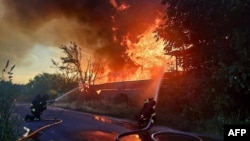 Russian Drone Attack On Kyiv Ignites Fires In Residential Buildings, Killing 2
