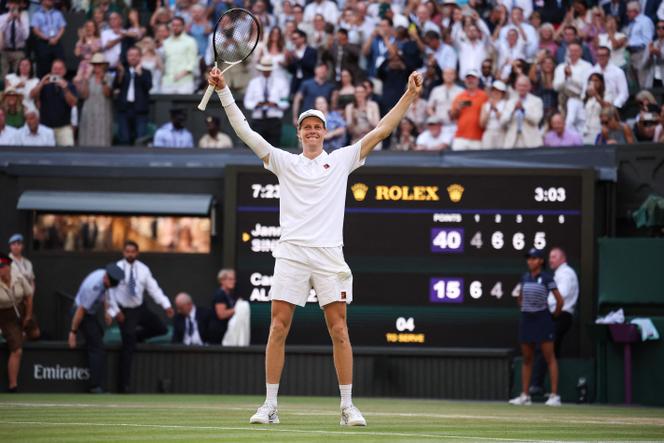 Sinner downs Alcaraz to win first Wimbledon title