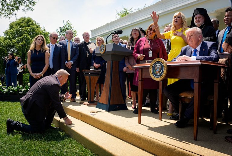 Trump seems to want a tent revival — in the federal workplace