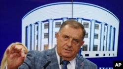 Court Confirms Prison Sentence For Bosnian Serb Leader Dodik, Who Rejects Case