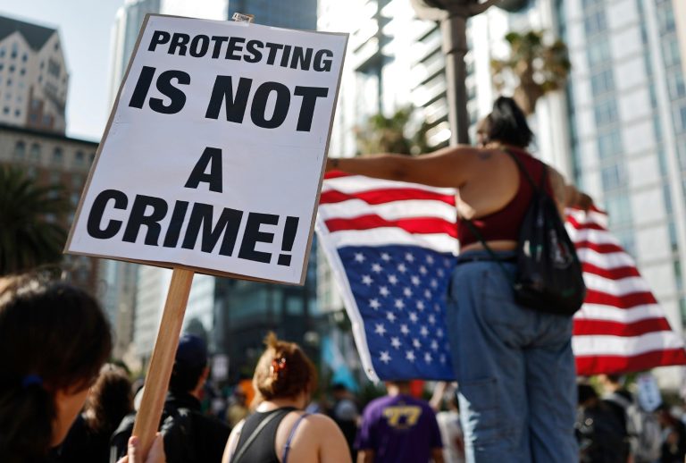 “I thought people were going to die”: Anti-ICE protesters say they were attacked by police