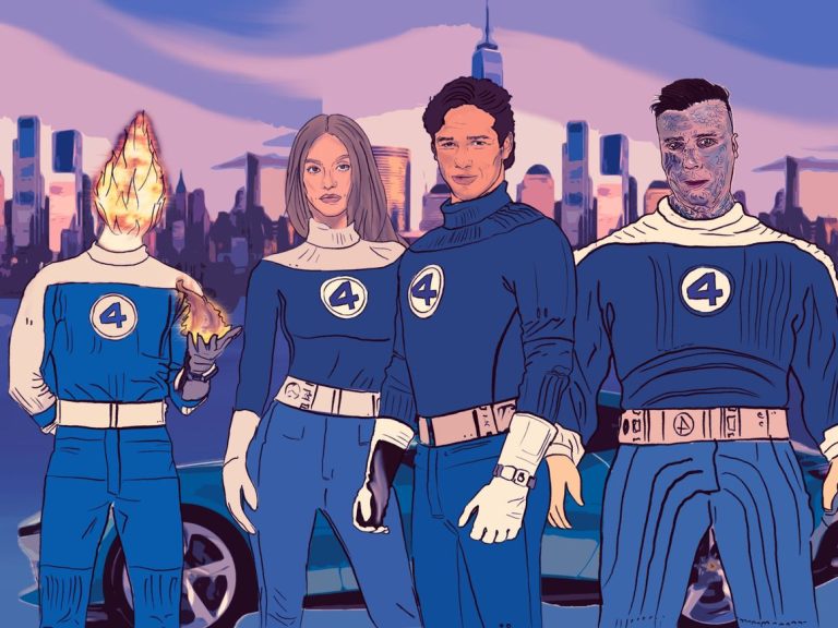 Meet the Fanatic Four: ICE Man, Tattooed Can’t Watch Porn Man, the Human Torch, and Good Jeans Woman!