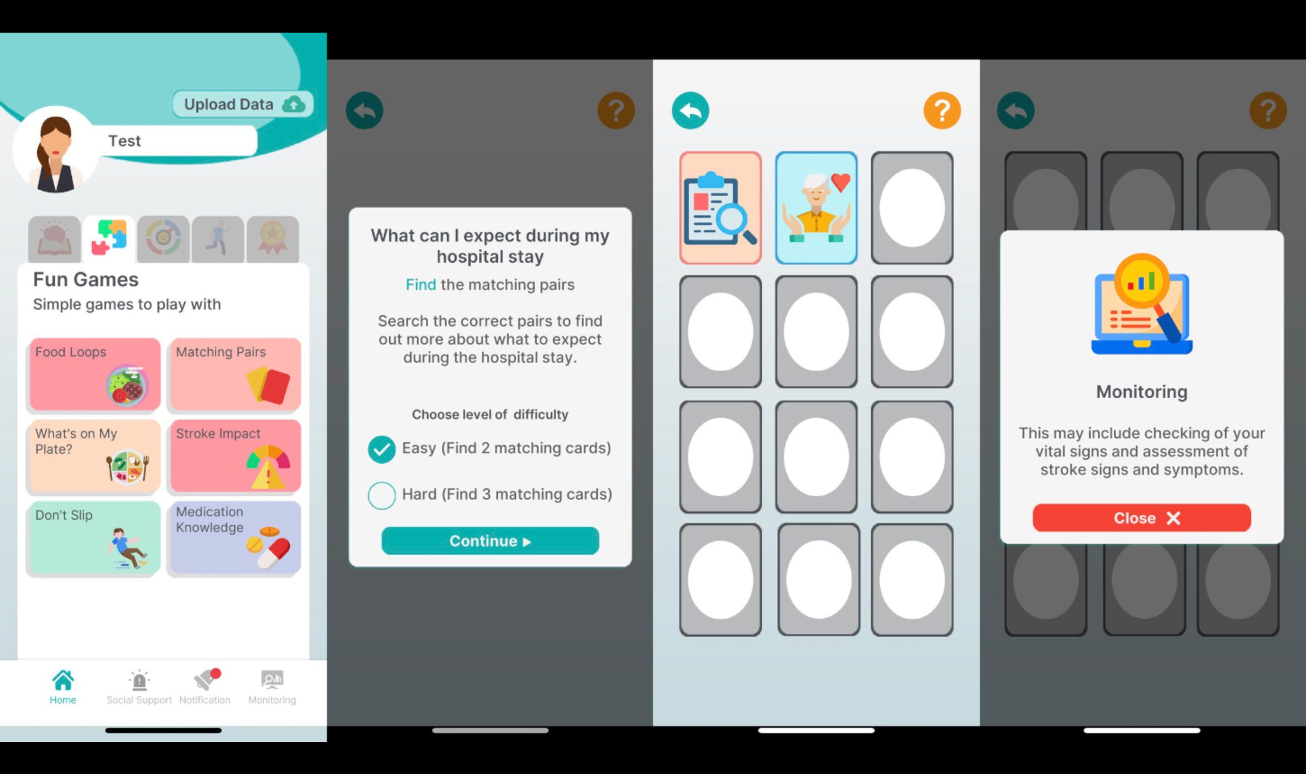 Facilitating Post-Stroke Care With Gamified Intervention