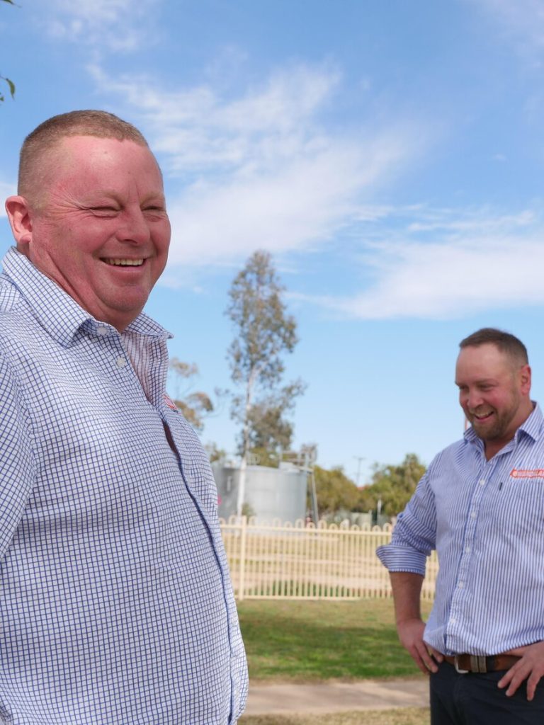 Footy-loving mates revive outback disability and aged care centre