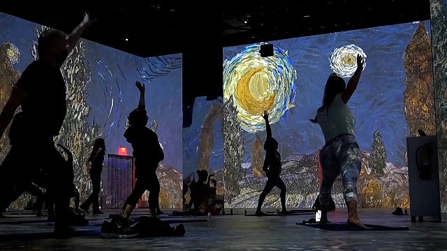 Yoga meets Van Gogh in immersive Las Vegas sessions
