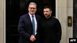 Zelenskyy Meets Starmer In London On Eve Of Russia-US Summit