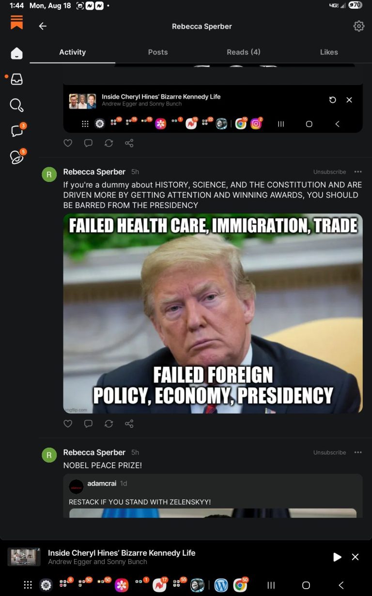 TRUMP NEVER SOUNDS LIKE HE KNOWS WHAT HE IS TALKING ABOUT. SUBSTACK RANT FOR TODAY.