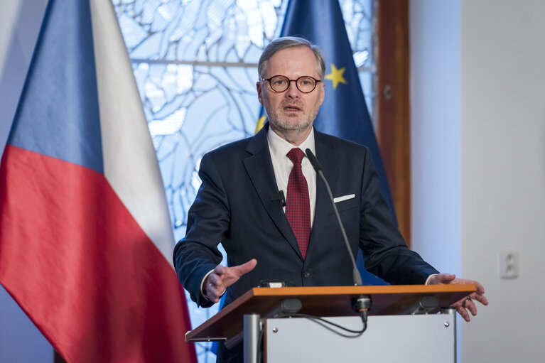 Fiala praised the progress in peace talks on Ukraine, must have security guarantees
