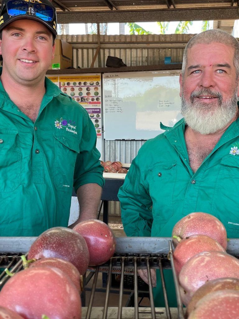 Tradie’s foray into passionfruit growing drives thriving family business