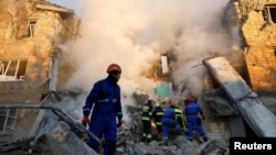 Kyiv Hit With ‘Massive’ Russian Air Strike As Ukrainian Leaders Press Global Diplomatic Efforts