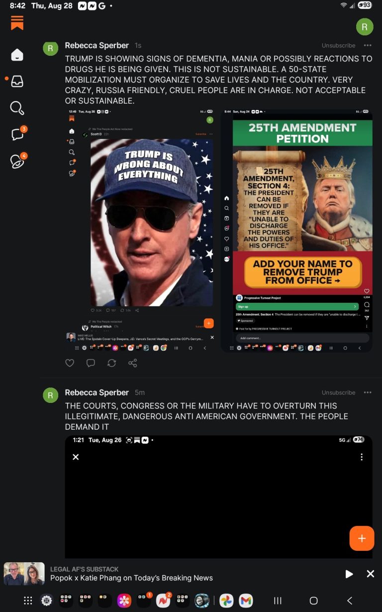 The Longer America Takes To Remove Trump And His Cabinet From Power, The Closer We Get To Collapse. THE COURTS, CONGRESS, THE MILITARY, LETS’S GO.