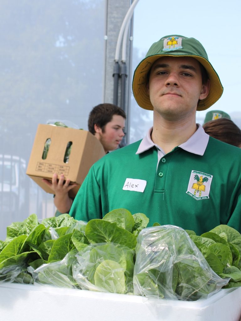 School pivots to teach large-scale veg production for changing climate