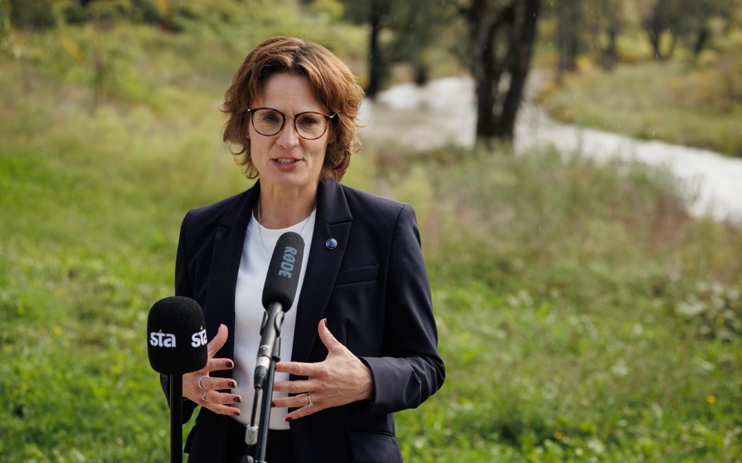 Commissioner Roswall highlighted the importance of cooperation in flood safety in Slovenia