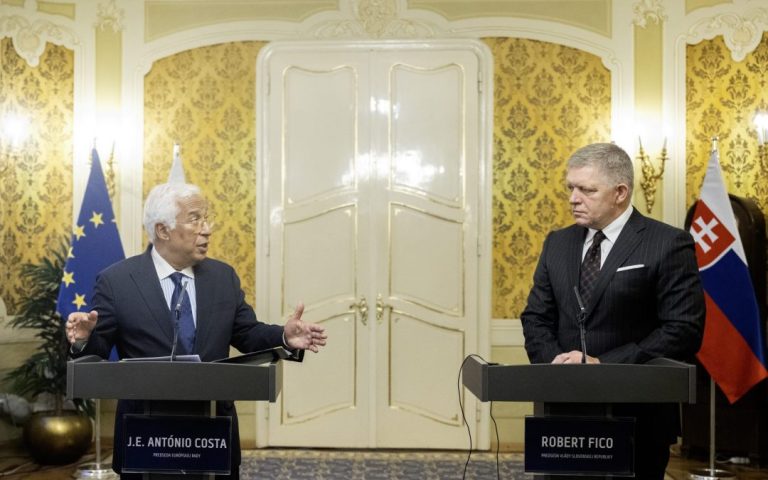 R. Fico received A. Costa and claims that support for further EU sanctions is conditional on meeting requirements
