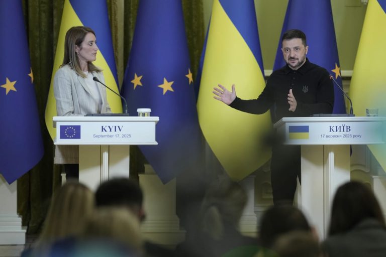 EU membership a form of security guarantee, Parliament chief tells Zelenskyy