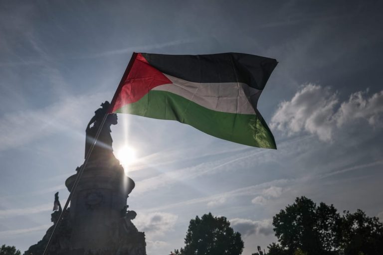Flag spat erupts in France as Macron prepares to recognize Palestinian statehood