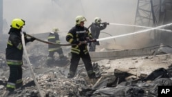 Ukraine Says Russia Hits Firefighters With ‘Double-Tap’ Strike