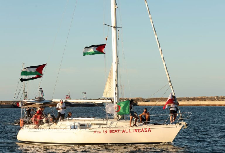 Greta Thunberg’s Gaza aid flotilla swarmed by Israeli drones, crew says
