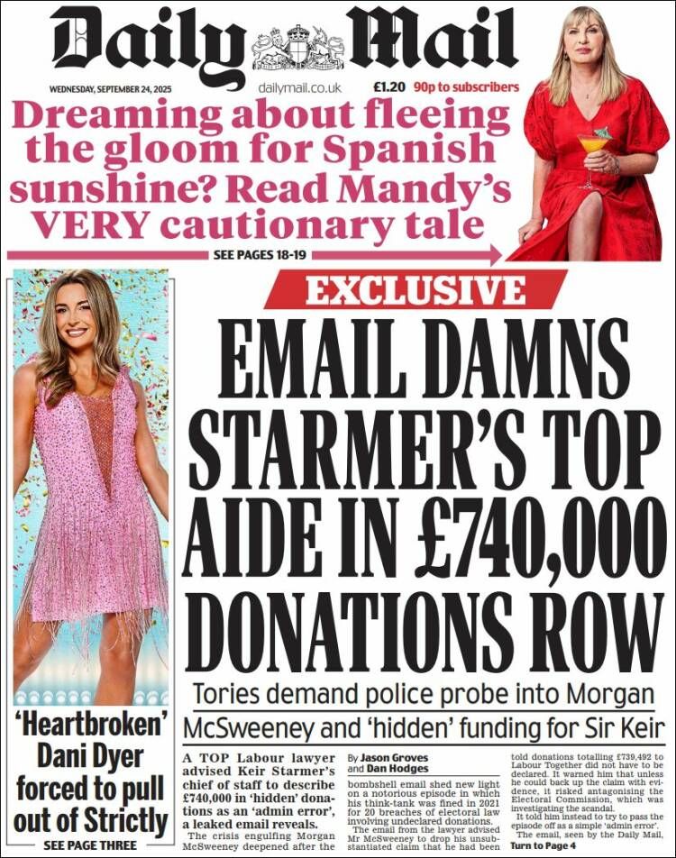 24 September 2025: ‘Trump tells European leaders, ‘Your countries are going to hell’ and other world headlines