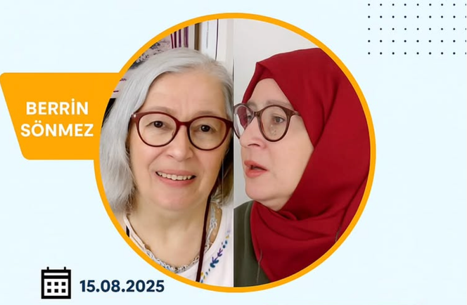 A Turkish feminist activist removes the hijab she had worn for decades