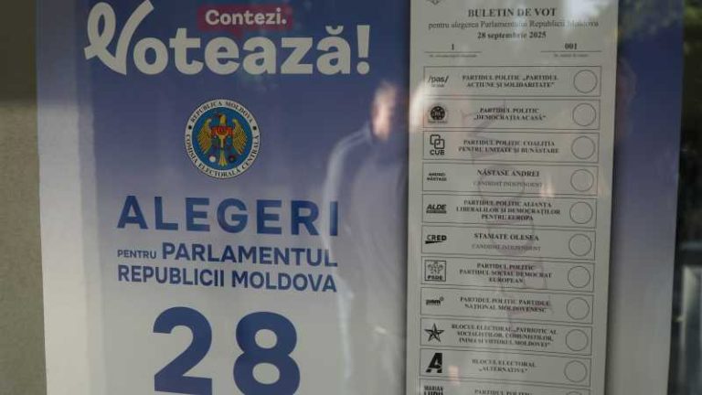 Moldova reaffirms its European direction in the parliamentary elections on Sunday