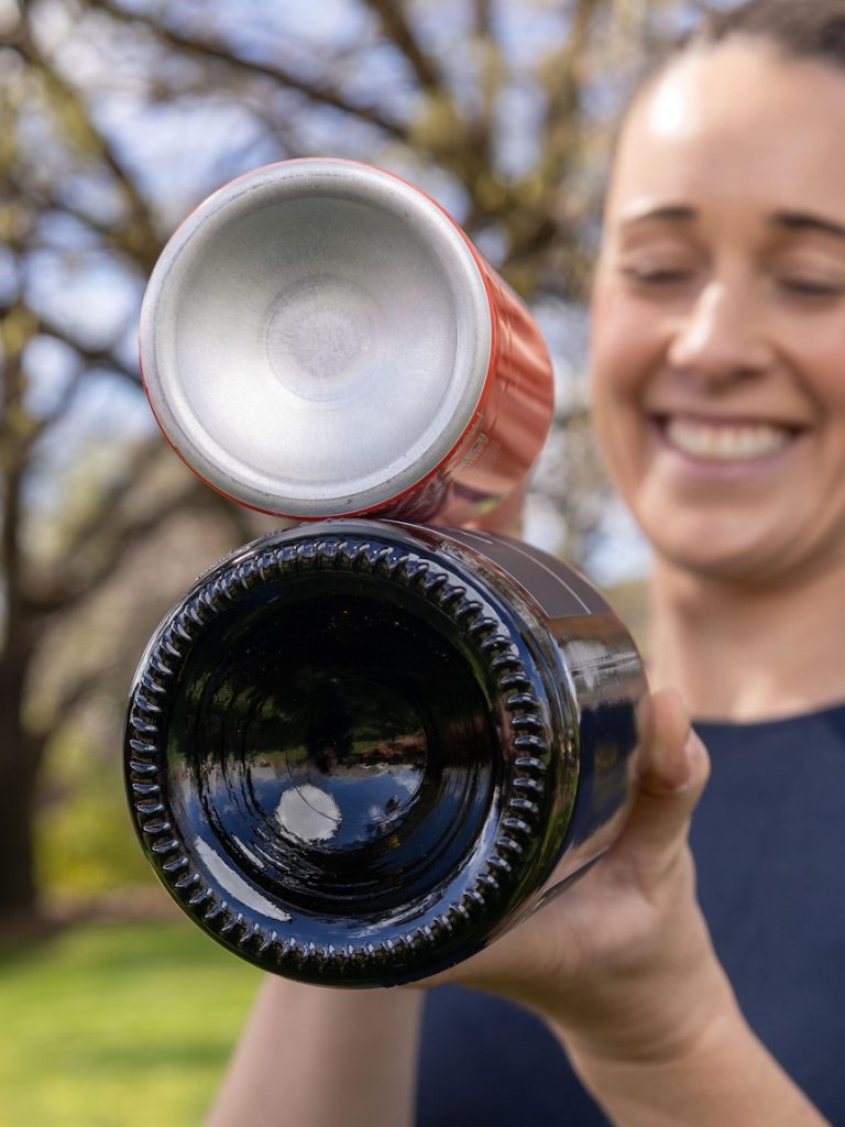 Winery sells country’s first drop in an aluminium bottle to cut emissions