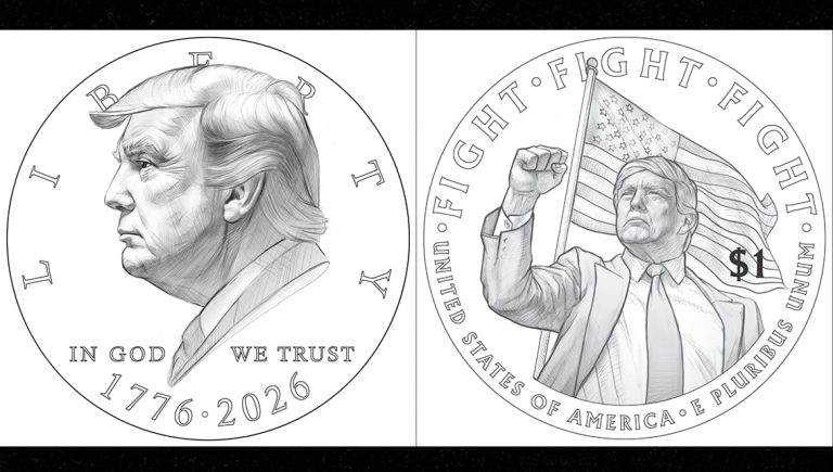“Yes, it’s real”: Treasury confirms draft design for $1 Trump coin