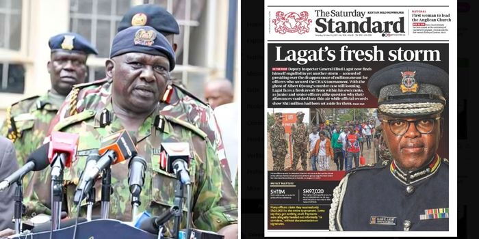 NPS Responds to Standard’s Claim Lagat Behind Missing Police CHAN Millions