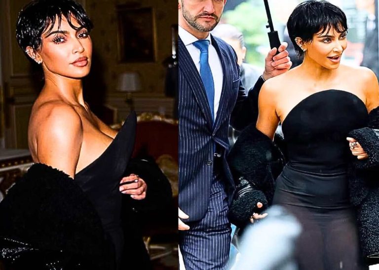 Kim Kardashian debuts bold new look at Paris Fashion Week